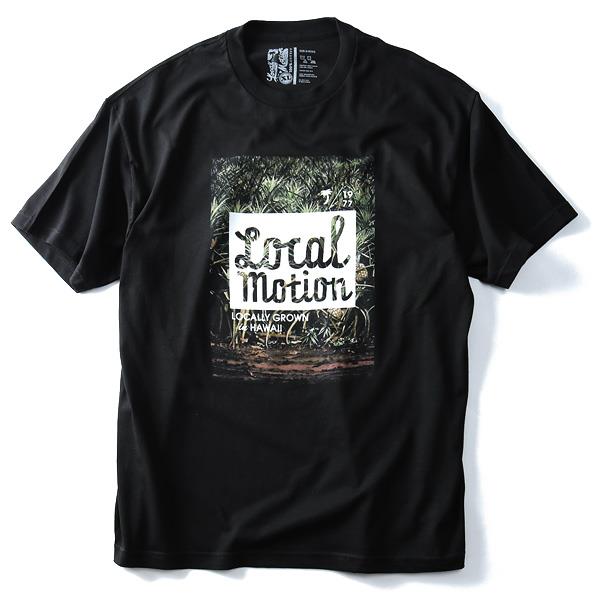 【WEB限定価格】【lo0511】大きいサイズ メンズ LOCAL MOTION ローカルモーション プリント 半袖 Tシャツ LOCALLY GROWN USA 直輸入 smt-4417