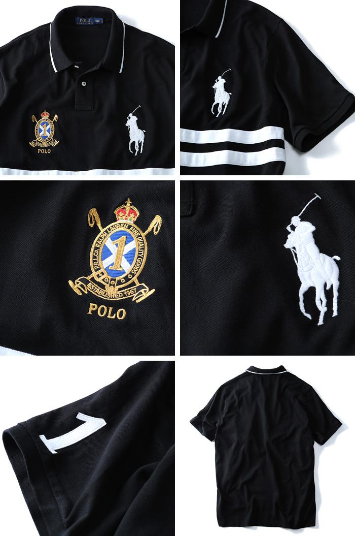 【WEB限定価格】ブランドセール 【大きいサイズ】【メンズ】POLO RALPH LAUREN(ポロ ラルフローレン) 半袖ビッグポニー鹿の子ポロシャツ CLASSIC FIT(1)【USA直輸入】710-660726-00