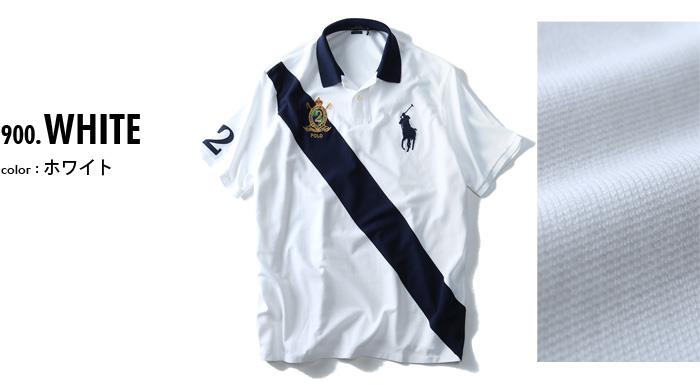 【WEB限定価格】ブランドセール 【大きいサイズ】【メンズ】POLO RALPH LAUREN(ポロ ラルフローレン) 半袖ビッグポニー鹿の子ポロシャツ CLASSIC FIT(2)【USA直輸入】710-660725-00