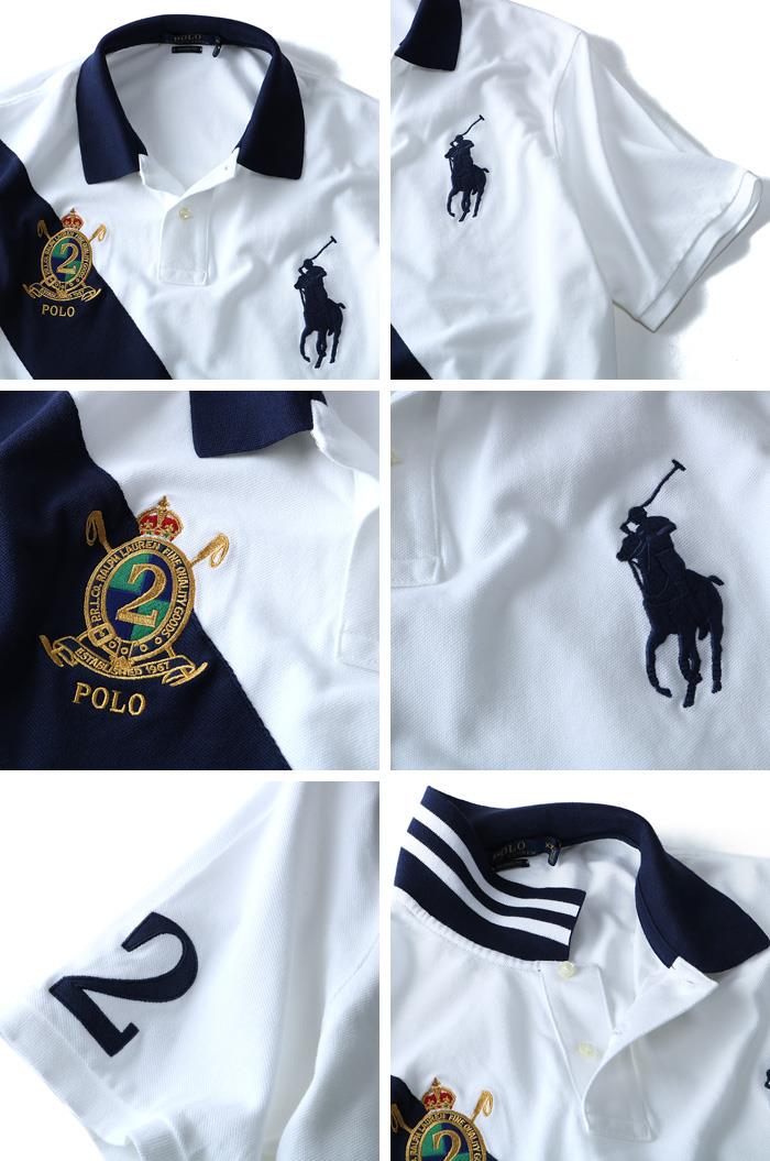 【WEB限定価格】ブランドセール 【大きいサイズ】【メンズ】POLO RALPH LAUREN(ポロ ラルフローレン) 半袖ビッグポニー鹿の子ポロシャツ CLASSIC FIT(2)【USA直輸入】710-660725-00