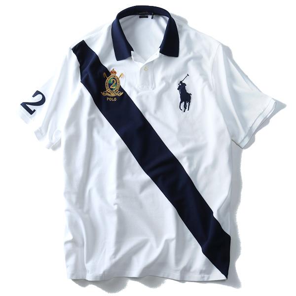 【WEB限定価格】ブランドセール 【大きいサイズ】【メンズ】POLO RALPH LAUREN(ポロ ラルフローレン) 半袖ビッグポニー鹿の子ポロシャツ CLASSIC FIT(2)【USA直輸入】710-660725-00