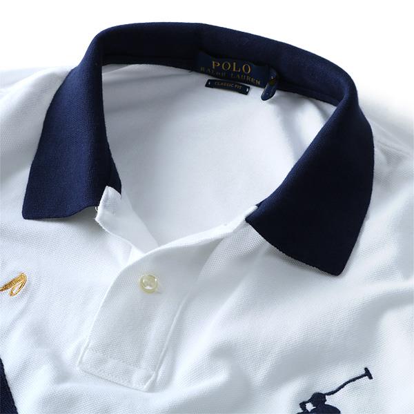 【WEB限定価格】ブランドセール 【大きいサイズ】【メンズ】POLO RALPH LAUREN(ポロ ラルフローレン) 半袖ビッグポニー鹿の子ポロシャツ CLASSIC FIT(2)【USA直輸入】710-660725-00