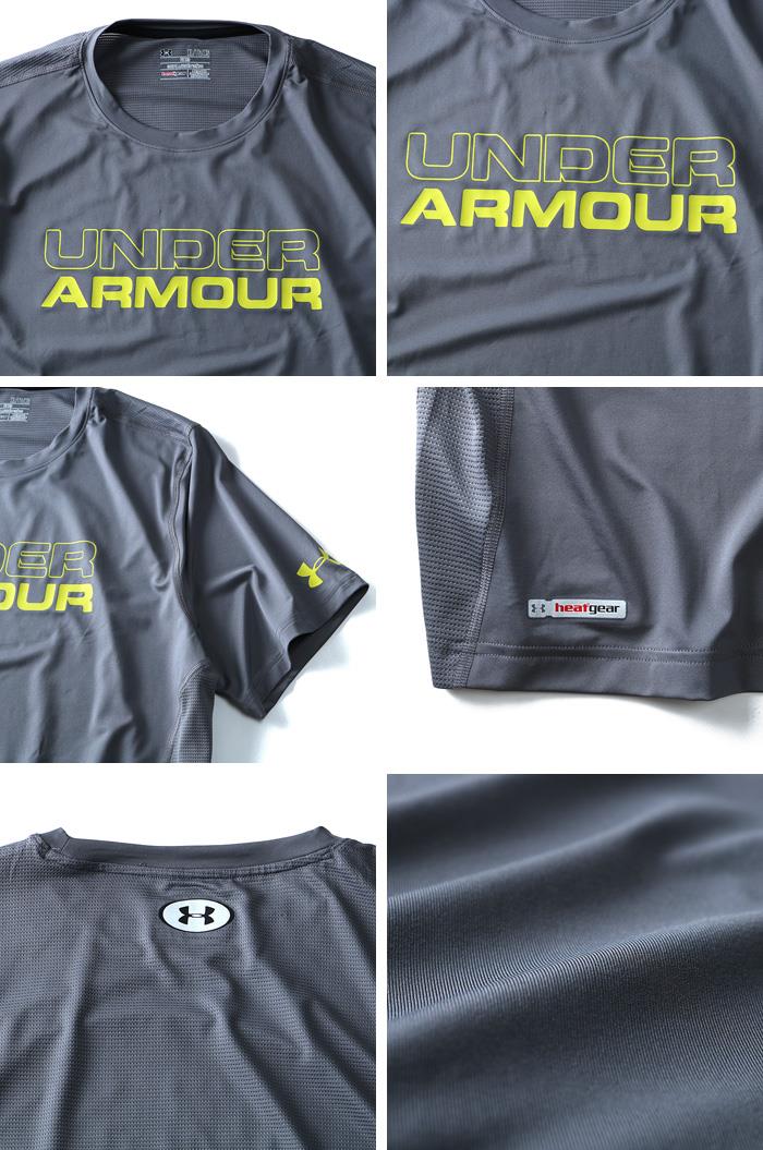 大きいサイズ メンズ UNDER ARMOUR アンダーアーマー 半袖 Ｔシャツ フィット デザイン スポーツTシャツ スポーツウェア USA 直輸入 1302666