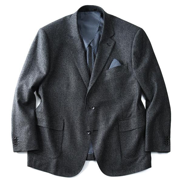 【WEB限定価格】大きいサイズ メンズ SARTORIA BELLINI 3ツ釦 段返り ウール混 ジャケット azjk3217604