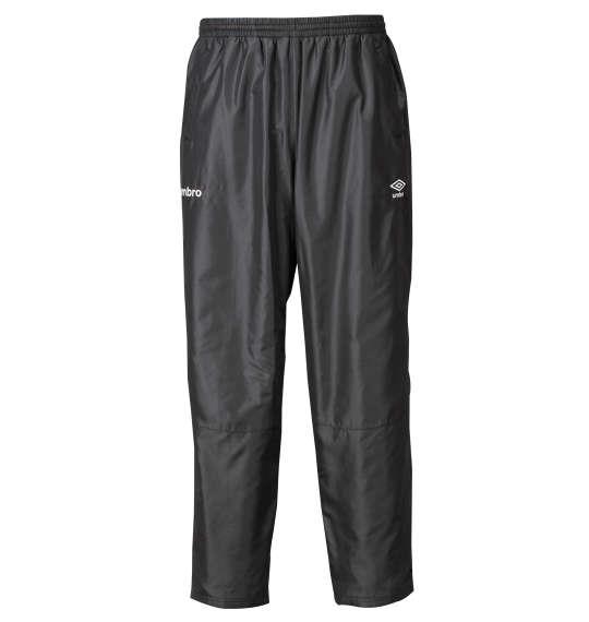 大きいサイズ メンズ UMBRO ラインド ロングパンツ ボトムス ズボン パンツ ブラック 1176-7331-2 3L 4L 5L 6L