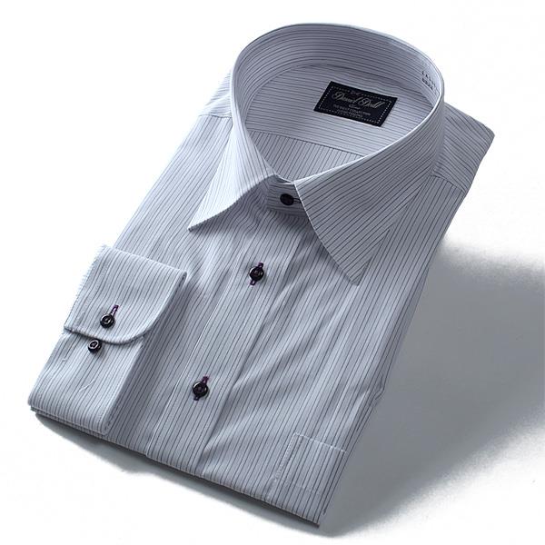 2点目半額 大きいサイズ メンズ DANIEL DODD ビジネス Ｙシャツ 長袖 ワイシャツ 形態安定 抗菌防臭 ワイドカラーシャツ ビジネスシャツeadn81-63