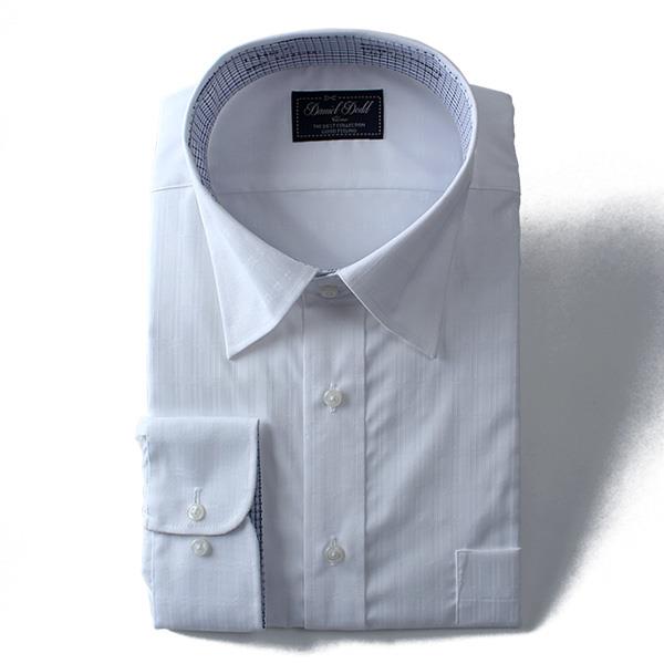 2点目半額 大きいサイズ メンズ DANIEL DODD ビジネス Ｙシャツ 長袖 ワイシャツ 形態安定 ストレッチ ワイドカラーシャツ ビジネスシャツeadn82-1