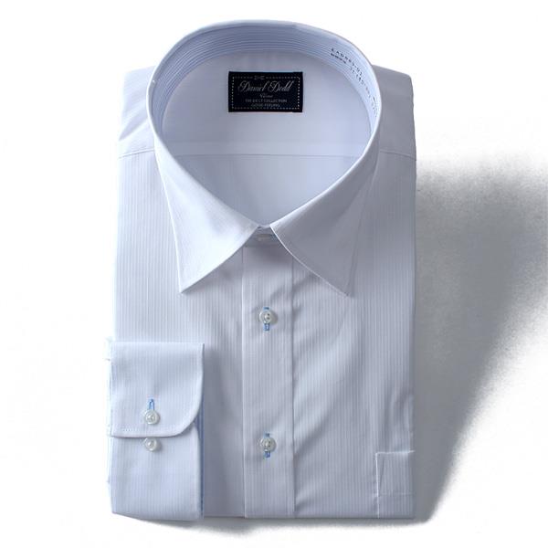 2点目半額 大きいサイズ メンズ DANIEL DODD ビジネス Ｙシャツ 長袖 ワイシャツ 形態安定 ストレッチ ワイドカラーシャツ ビジネスシャツeadn83-1