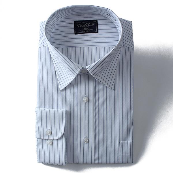 2点目半額 大きいサイズ メンズ DANIEL DODD ビジネス Ｙシャツ 長袖 ワイシャツ 形態安定 ストレッチ ワイドカラーシャツ ビジネスシャツeadn83-14