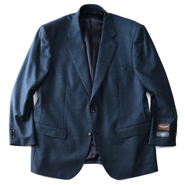 【WEB限定価格】大きいサイズ メンズ SARTORIA BELLINI REDA (レダ) 2ツ釦チェック柄ジャケット az733201-l