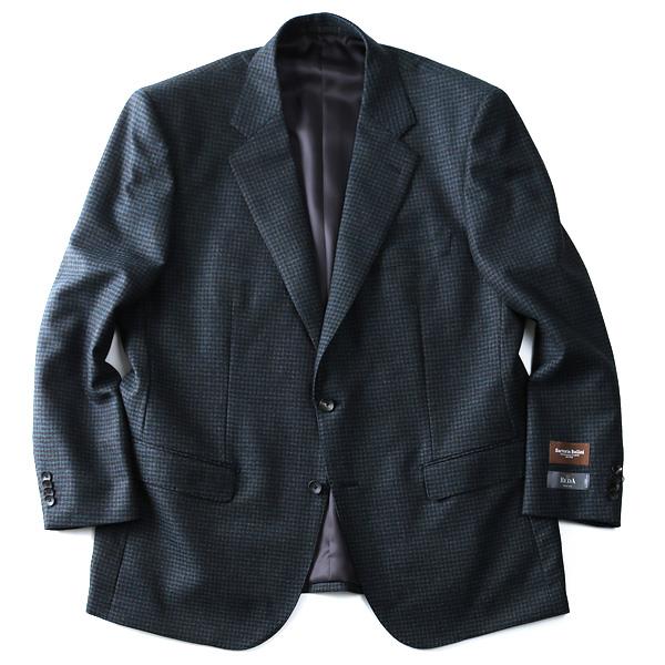 【WEB限定価格】大きいサイズ メンズ SARTORIA BELLINI REDA (レダ) 2ツ釦チェック柄ジャケット az733201-l