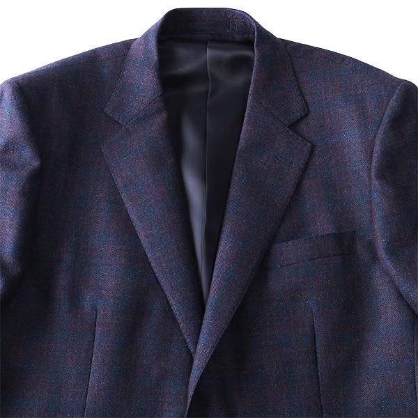 【WEB限定価格】大きいサイズ メンズ SARTORIA BELLINI REDA (レダ) 2ツ釦チェック柄ジャケット az733203-l