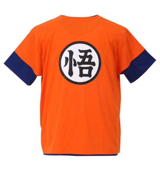 大きいサイズ メンズ DRAGONBALL Z 悟空 悟マークなりきり半袖Tシャツ ラスト 1178-7620-1 3L 4L 5L 6L