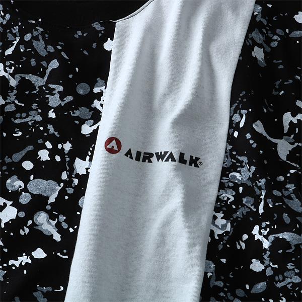 大きいサイズ メンズ AIRWALK (エアウォーク) スプラッシュプリント半袖Tシャツ 8260-5145