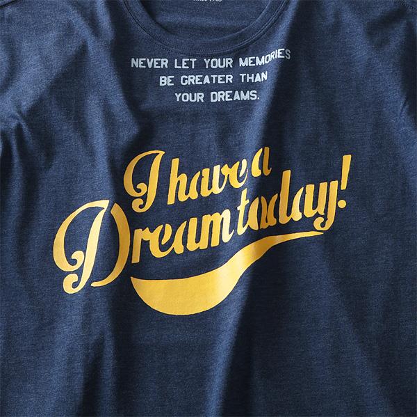 タダ割 大きいサイズ メンズ DANIEL DODD 半袖 Tシャツ オーガニック プリント半袖Tシャツ Dreamtoday azt-180217