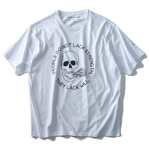 タダ割 大きいサイズ メンズ DANIEL DODD 半袖 Tシャツ オーガニック プリント半袖Tシャツ THEY LACK WILL azt-180223