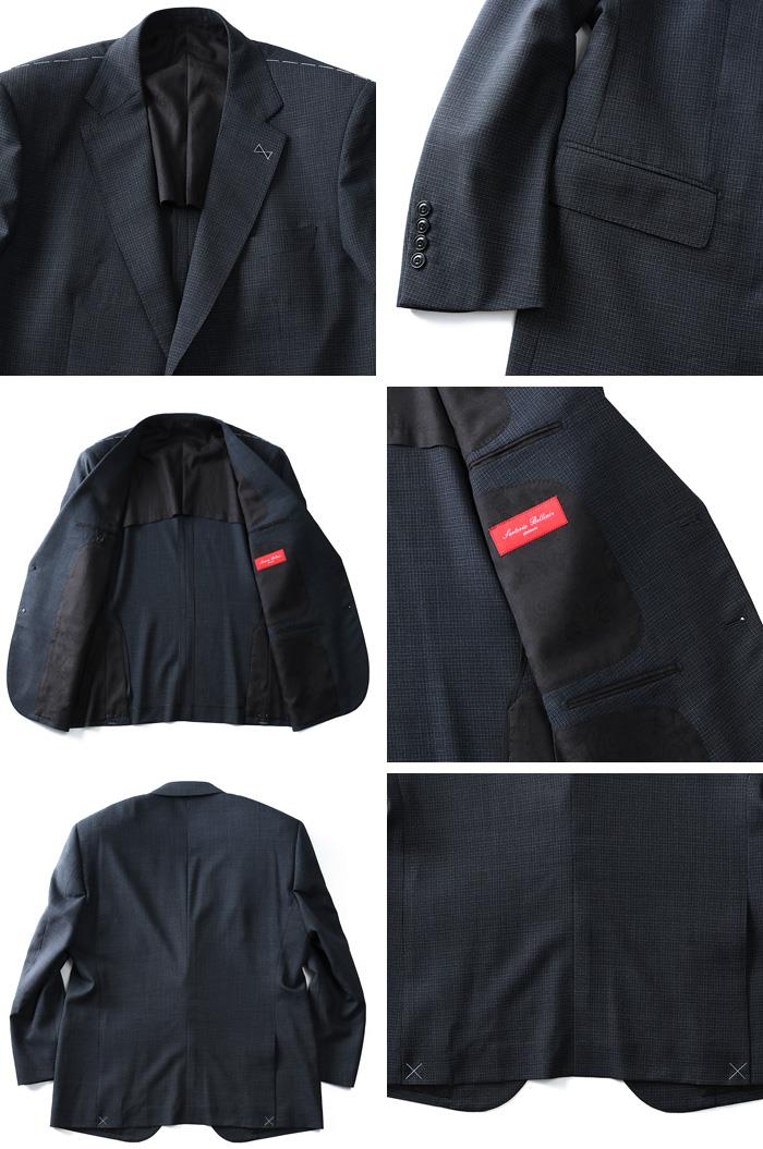 【WEB限定価格】大きいサイズ メンズ SARTORIA BELLINI ジャケット アウター ビジネス きれいめ 日本製 2ツ釦 テーラードジャケット jbj8s002