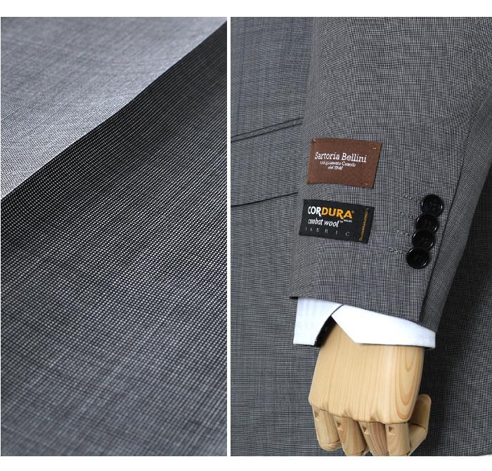 【WEB限定価格】大きいサイズ メンズ SARTORIA BELLINI CORDURA (コーデュラ) 2ツ釦スーツ az82301-l