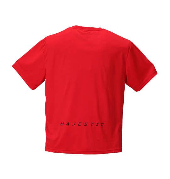 大きいサイズ メンズ Majestic 半袖Tシャツ レッド 1178-8270-1 3L 4L 5L 6L