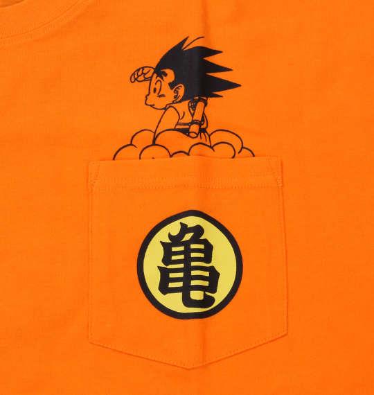 大きいサイズ メンズ DRAGONBALL 悟空ポケット付半袖Tシャツ オレンジ 1178-8561-1 3L 4L 5L 6L 8L