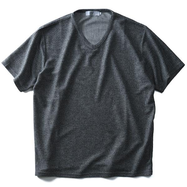 【WEB限定価格】タダ割 大きいサイズ メンズ DANIEL DODD 半袖 Tシャツ 杢柄 サーマル Vネック 半袖Tシャツ azt-180272