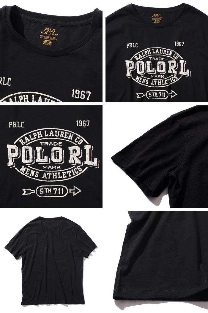 ブランドセール 【大きいサイズ】【メンズ】POLO RALPH LAUREN(ポロ ラルフローレン) 半袖デザインTシャツ【USA直輸入】3530100010125