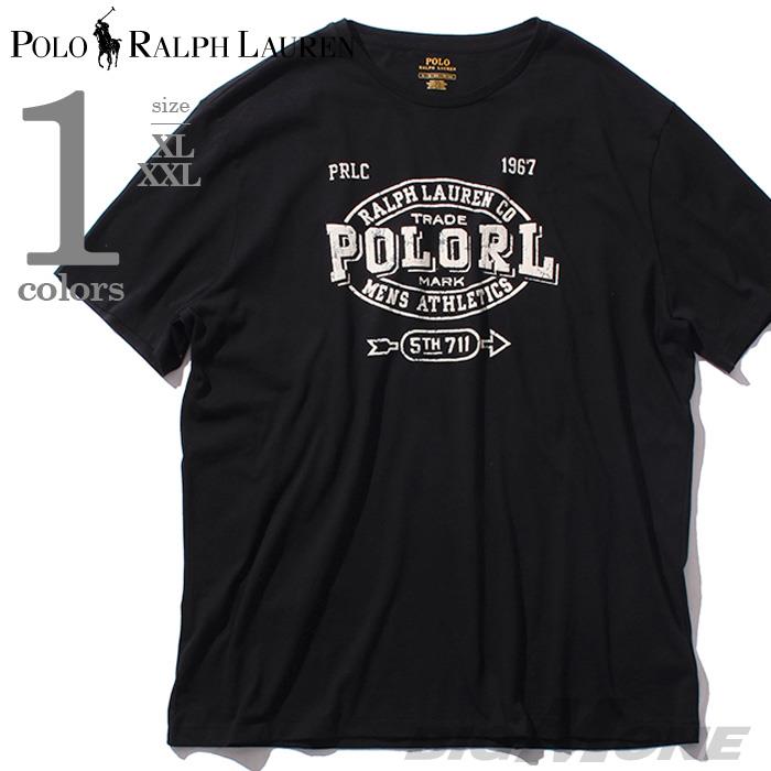 ブランドセール 【大きいサイズ】【メンズ】POLO RALPH LAUREN(ポロ ラルフローレン) 半袖デザインTシャツ【USA直輸入】3530100010125