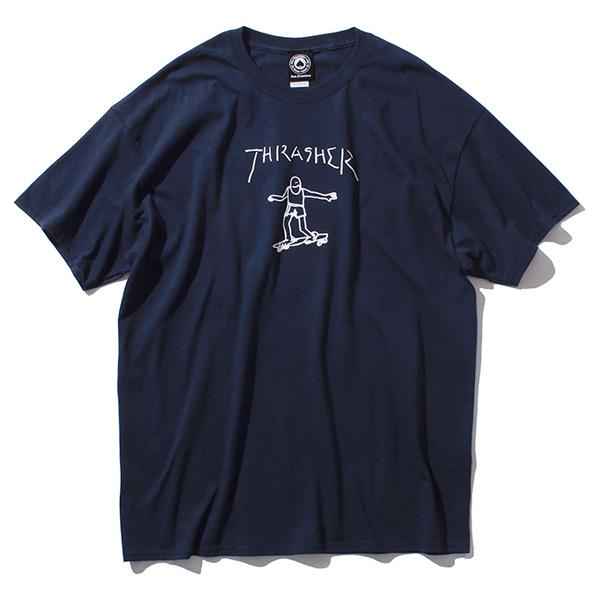 大きいサイズ メンズ THRASHER スラッシャー 半袖Ｔシャツ 半袖 デザイン Tシャツ USA 直輸入 311009