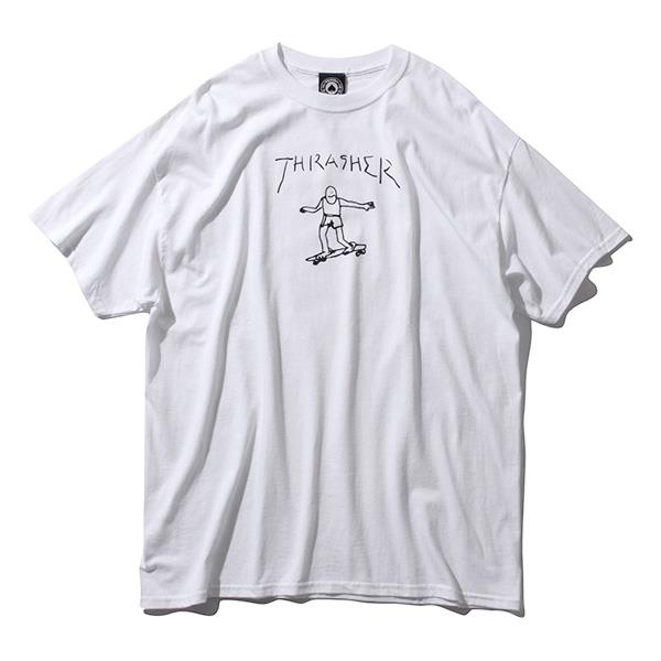 大きいサイズ メンズ THRASHER スラッシャー 半袖Ｔシャツ 半袖 デザイン Tシャツ USA 直輸入 311009