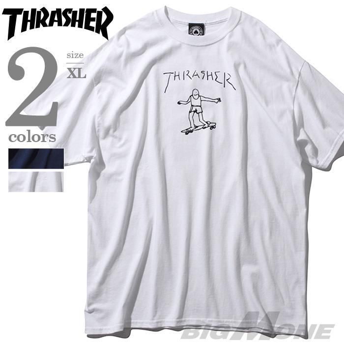 大きいサイズ メンズ THRASHER スラッシャー 半袖Ｔシャツ 半袖 デザイン Tシャツ USA 直輸入 311009