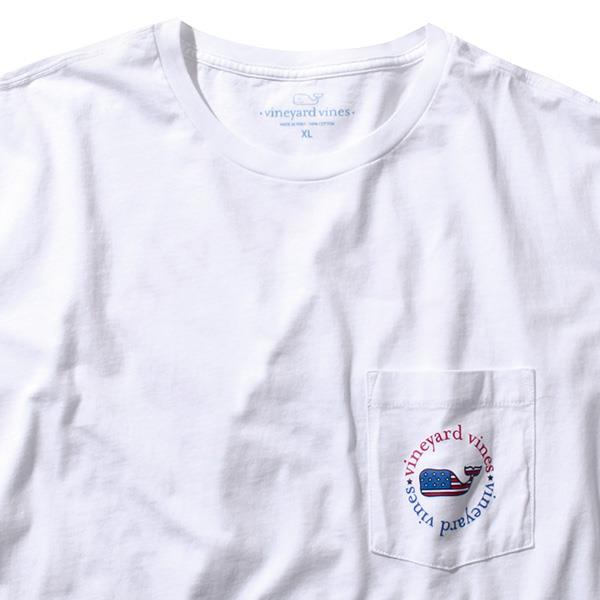 【WEB限定価格】ブランドセール 【大きいサイズ】【メンズ】Vineyard Vines(ヴィニヤードヴァインズ) ポケット付半袖デザインTシャツ【USA直輸入】1v6057