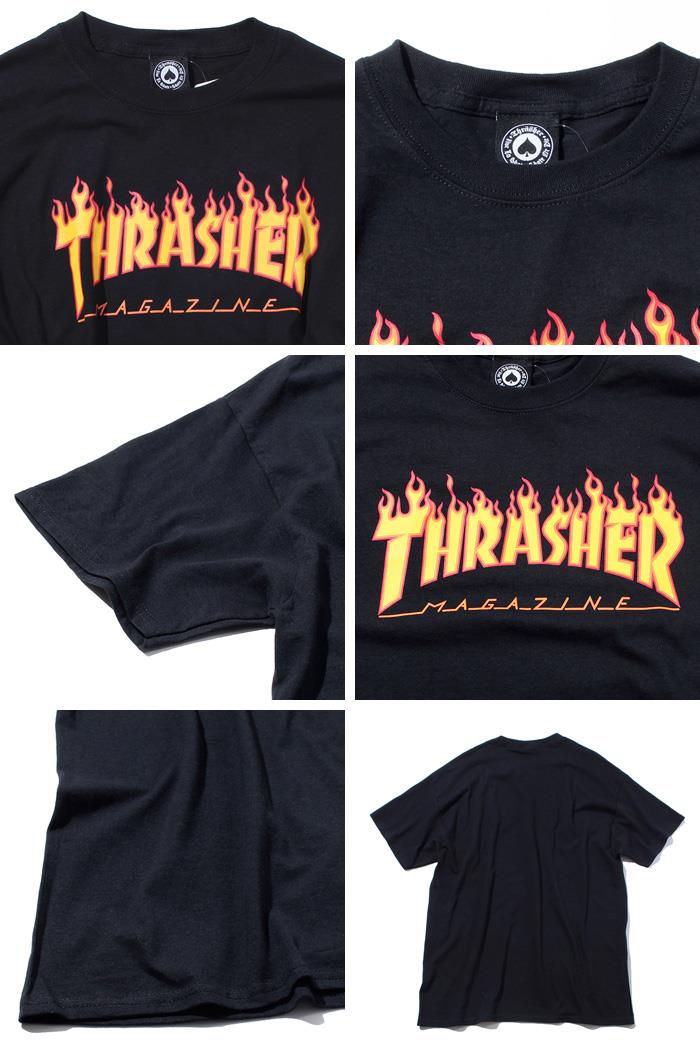 大きいサイズ メンズ THRASHER スラッシャー 半袖Ｔシャツ 半袖 デザイン Tシャツ USA 直輸入 311019