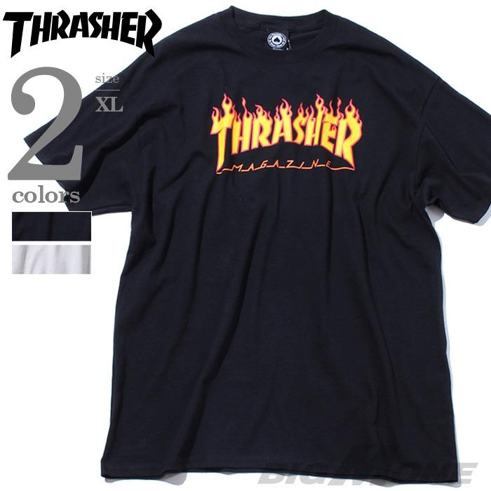 大きいサイズ メンズ THRASHER スラッシャー 半袖Ｔシャツ 半袖 デザイン Tシャツ USA 直輸入 311019