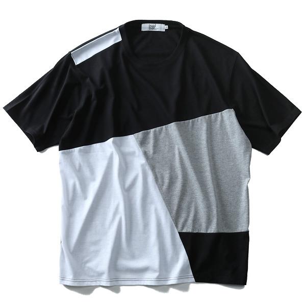 【WEB限定価格】大きいサイズ メンズ DANIEL DODD 半袖 Tシャツ ブロッキング 半袖Tシャツ azt-1802101