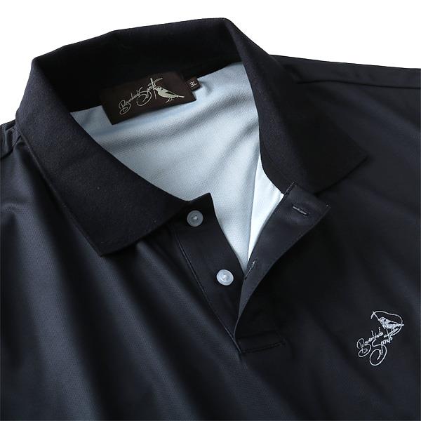【WEB限定価格】大きいサイズ メンズ Bowerbirds Works グラデーション 半袖 ゴルフ ポロシャツ azpr-180289