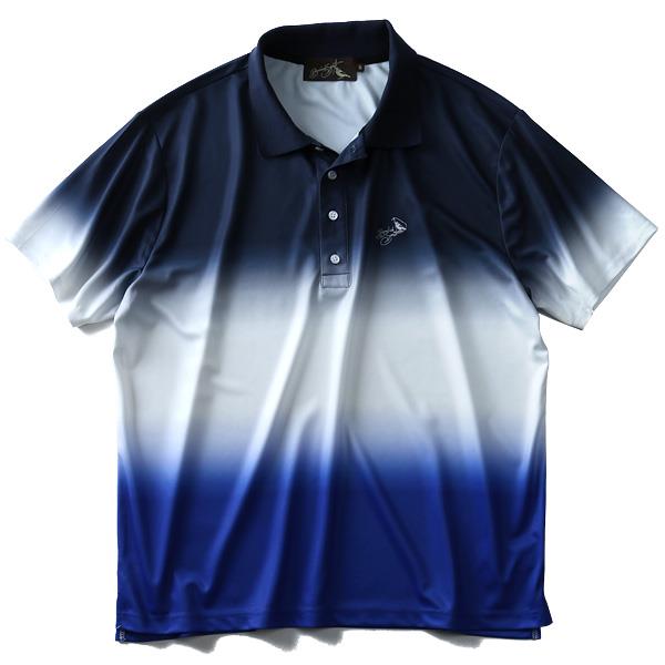 【WEB限定価格】大きいサイズ メンズ Bowerbirds Works 3段切替 半袖 ゴルフ ポロシャツ azpr-180290