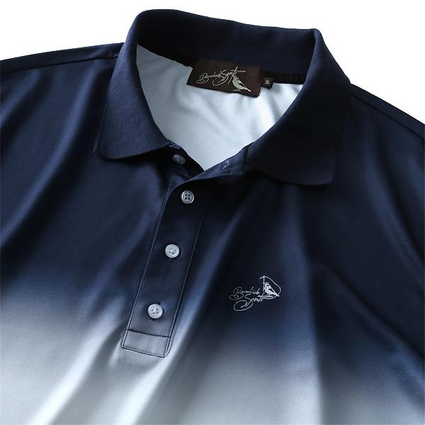 【WEB限定価格】大きいサイズ メンズ Bowerbirds Works 3段切替 半袖 ゴルフ ポロシャツ azpr-180290