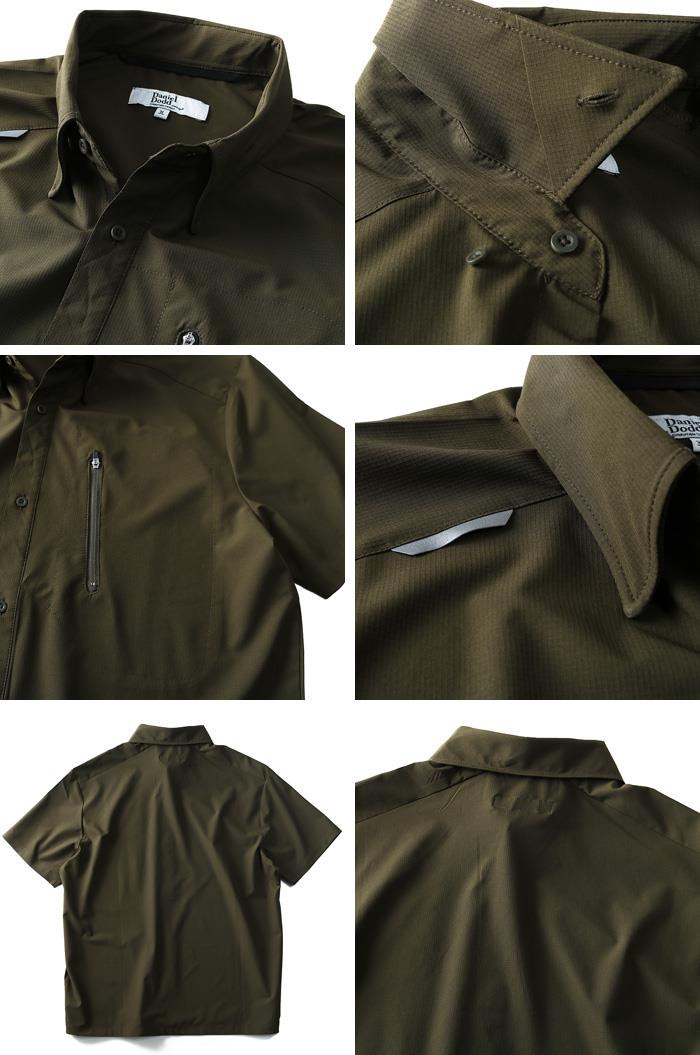 【WEB限定価格】大きいサイズ メンズ DANIEL DODD シャツ 吸水速乾 ストレッチ 半袖 ワークシャツ azsh-180235