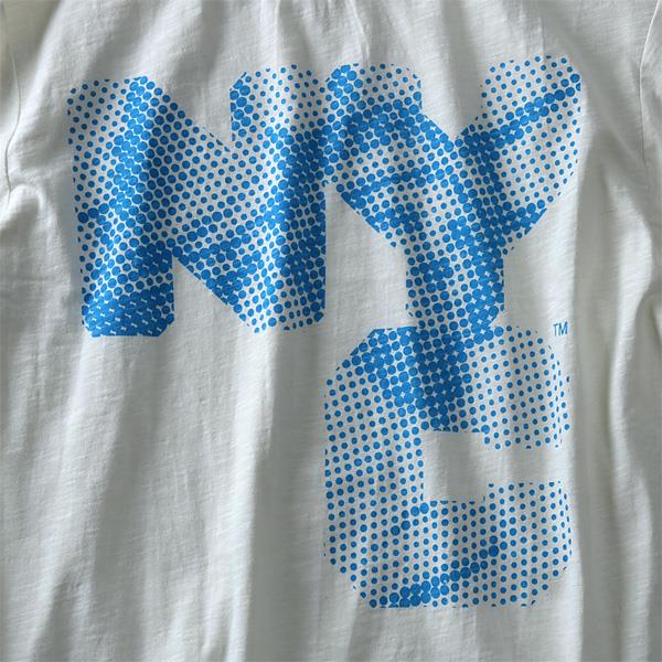 【WEB限定価格】タダ割 大きいサイズ メンズ NYC プリント半袖 Tシャツ 半袖Tシャツ azt-1802107