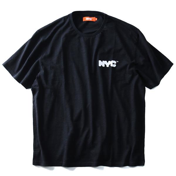 【WEB限定価格】タダ割 大きいサイズ メンズ NYC プリント半袖 Tシャツ 半袖Tシャツ azt-1802108