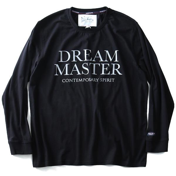 大きいサイズ メンズ DREAM MASTER ドリームマスター 長袖 Tプリント Tシャツ dm-hls6101