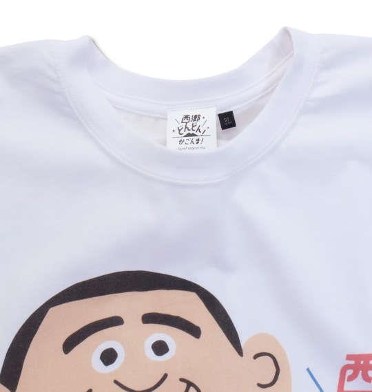 大きいサイズ メンズ 西郷どんどん!かごんま! 半袖 Tシャツ 半袖Ｔシャツ ホワイト 1168-8270-1 3L 4L 5L 6L 8L