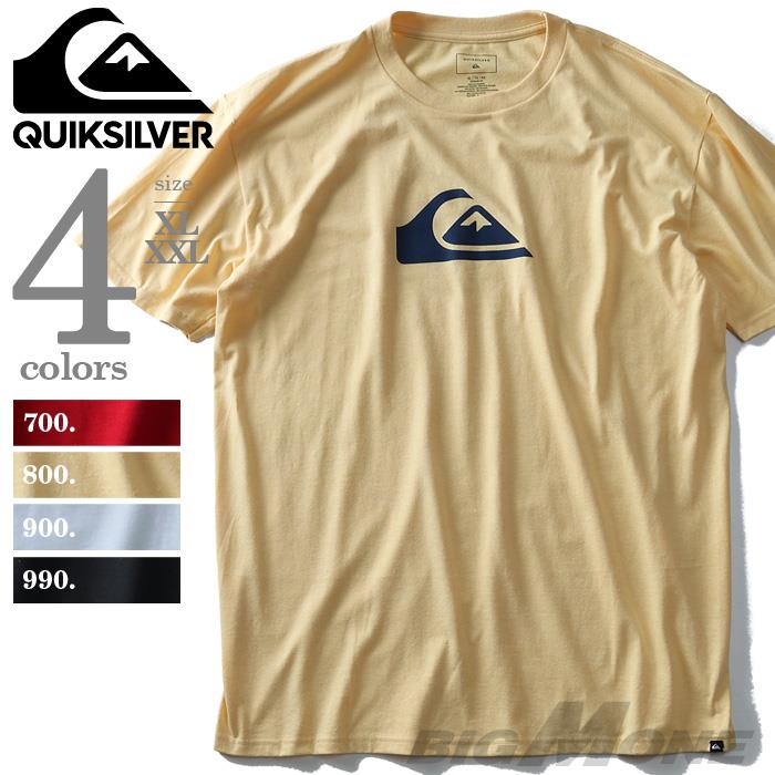 【WEB限定価格】ブランドセール 【大きいサイズ】【メンズ】Quiksilver(クイックシルバー) ロゴプリント半袖Tシャツ【USA直輸入】aqyzt04731