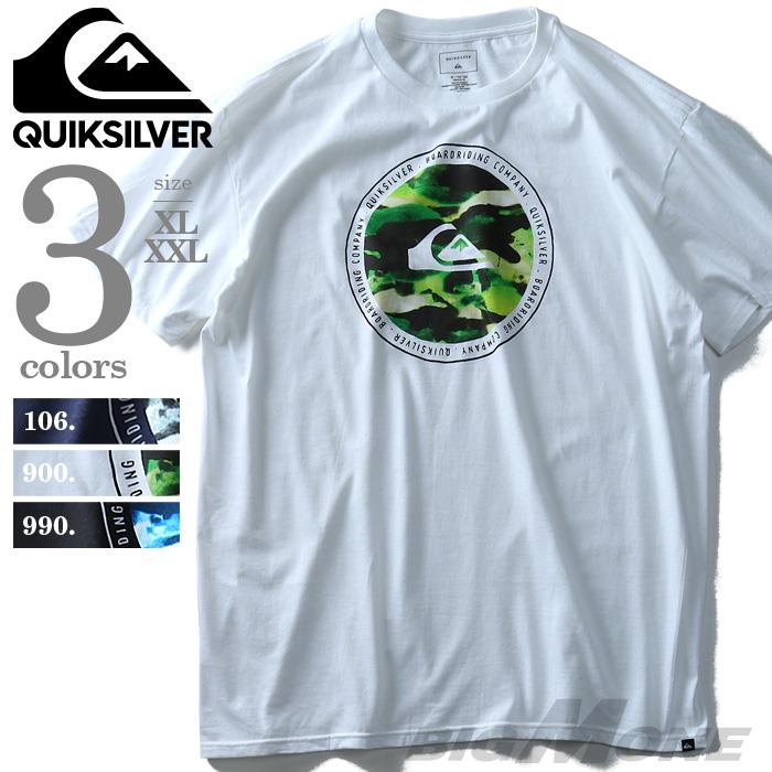 【WEB限定価格】ブランドセール 【大きいサイズ】【メンズ】Quiksilver(クイックシルバー) 半袖プリントTシャツ【USA直輸入】aqyzt04989