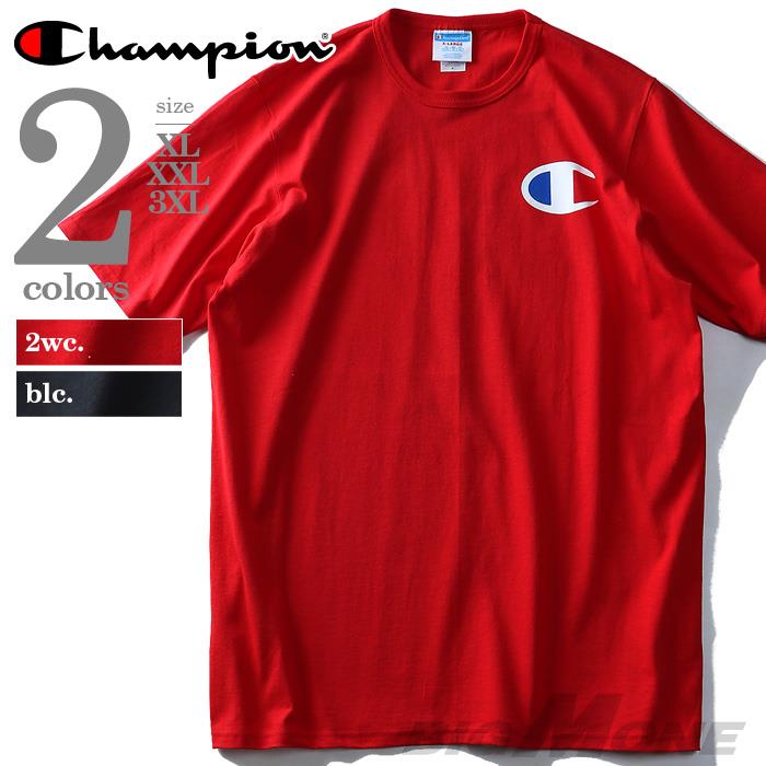 【WEB限定価格】ブランドセール 【大きいサイズ】【メンズ】Champion(チャンピオン) ビッグロゴプリントTシャツ【USA直輸入】gt19-y06137