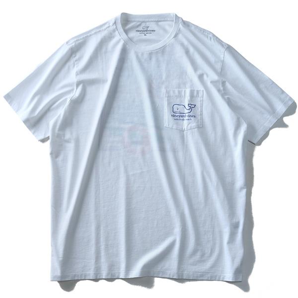 【WEB限定価格】【大きいサイズ】【メンズ】Vineyard Vines(ヴィニヤードヴァインズ) ポケット付き半袖プリントTシャツ【USA直輸入】1v6119