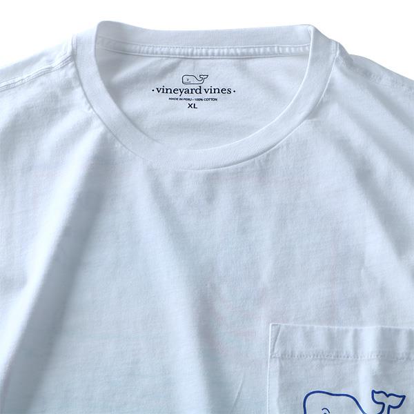 【WEB限定価格】【大きいサイズ】【メンズ】Vineyard Vines(ヴィニヤードヴァインズ) ポケット付き半袖プリントTシャツ【USA直輸入】1v6119