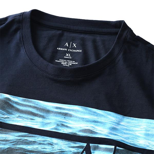 【WEB限定価格】ブランドセール 【大きいサイズ】【メンズ】ARMANI EXCHANGE(アルマーニエクスチェンジ) 半袖デザインTシャツ【USA直輸入】3yzt97zjh4z