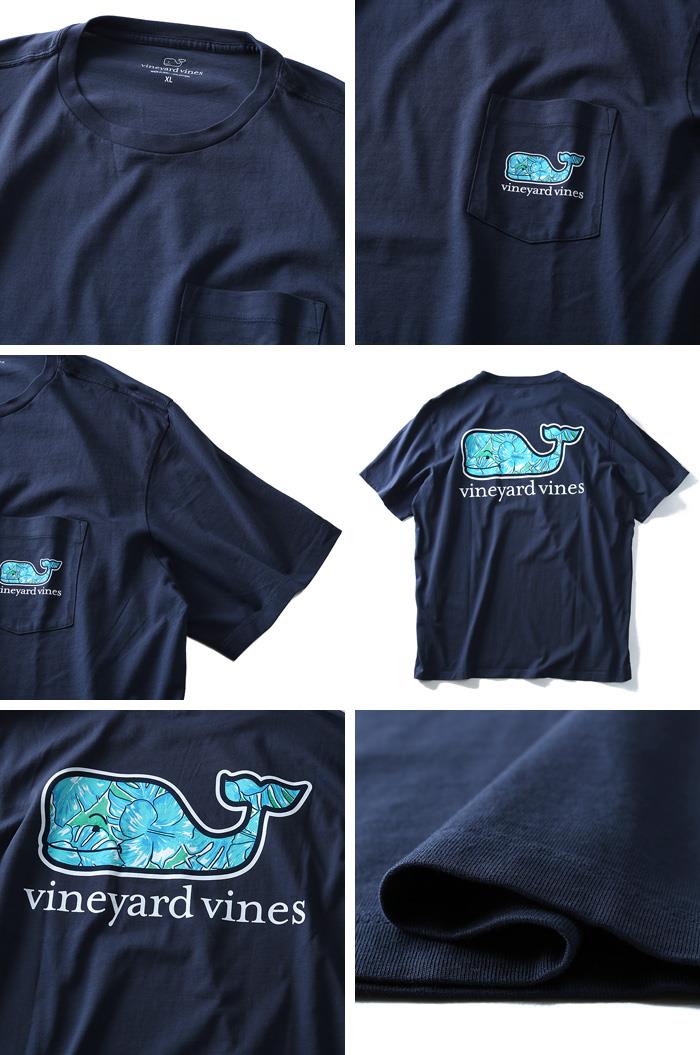 【WEB限定価格】ブランドセール 【大きいサイズ】【メンズ】Vineyard Vines(ヴィニヤードヴァインズ) ポケット付き半袖プリントTシャツ【USA直輸入】1v000004