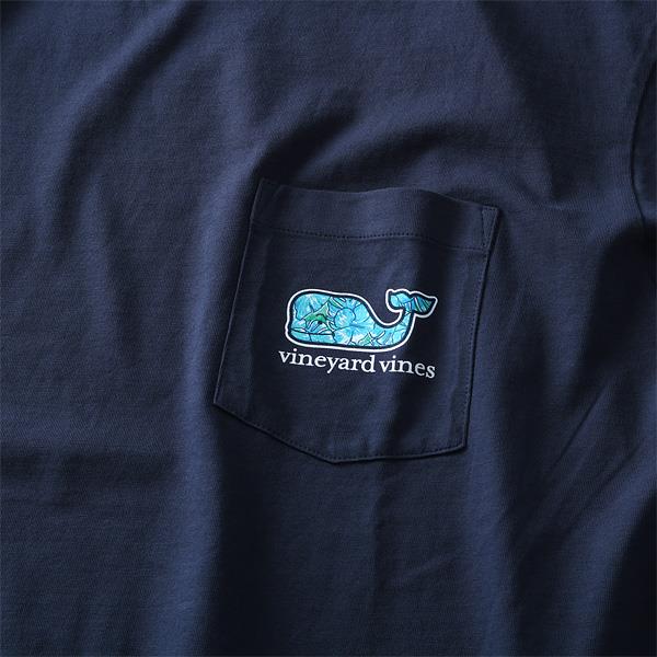 【WEB限定価格】ブランドセール 【大きいサイズ】【メンズ】Vineyard Vines(ヴィニヤードヴァインズ) ポケット付き半袖プリントTシャツ【USA直輸入】1v000004